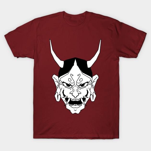 hannya mask T-Shirt by Bosozoku Cat